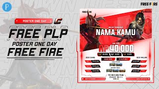 FREE PLP POSTER TOURNAMENT ONE DAY FREE FIRE V2