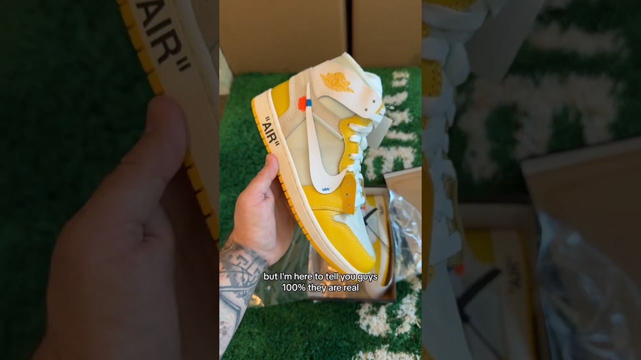 $100,000+ Offwhite Jordan 1 sample 🤩🤯🏆 #sunsetsnkrs #views #sneakerhead #viral #rare #money