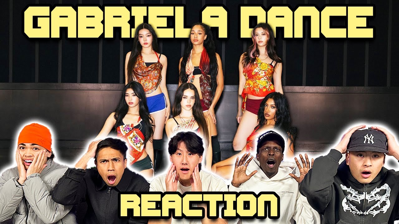 OUR FIRST TIME WATCHING KATSEYE GABRIELA DANCE PRACTICE!