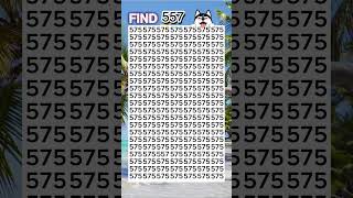 FIND 557 #shorts #ytshorts #quiz #puzzle #iqtest #xyzbca #findthedifference #viral #gk #trending screenshot 2