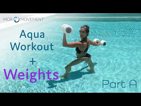 Pool Exercises with Hand Buoys