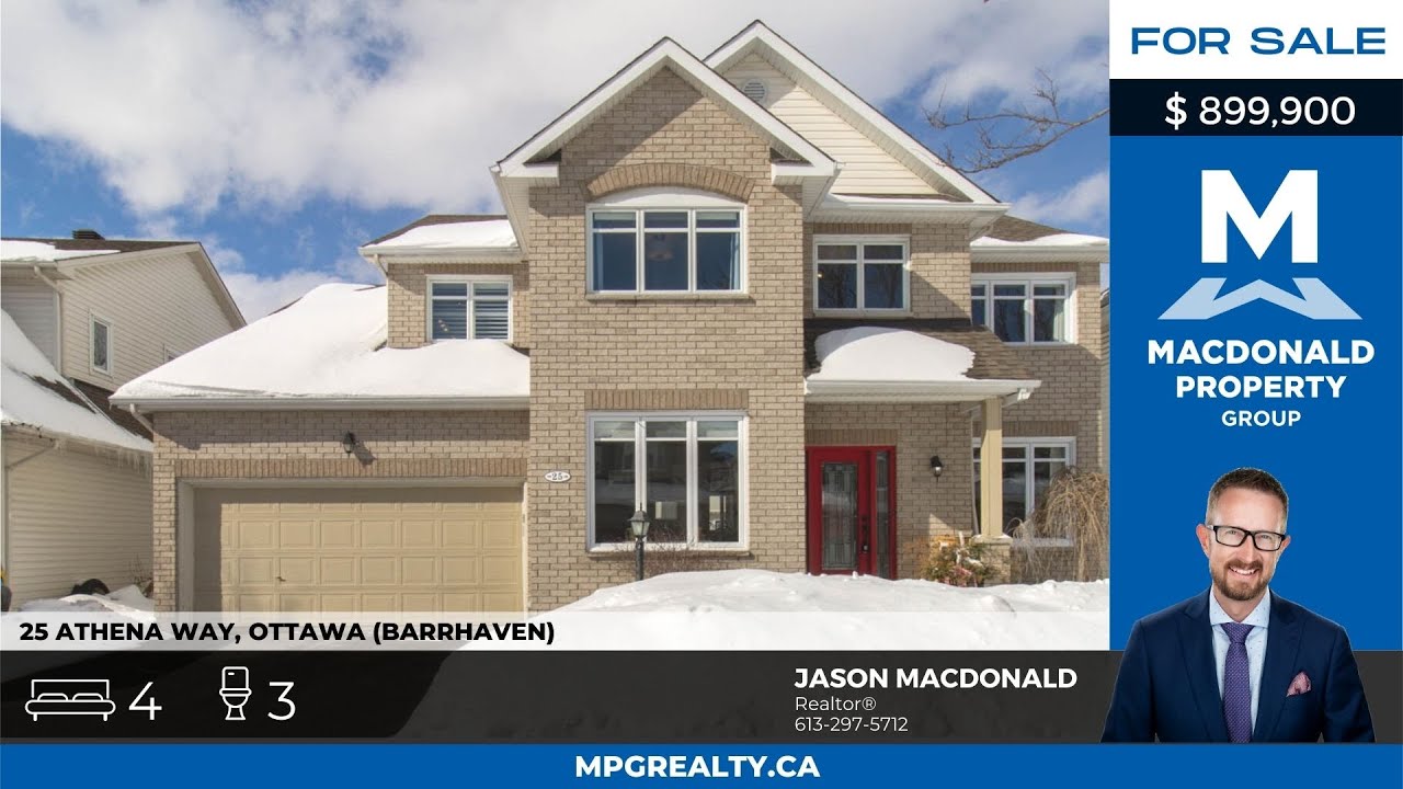 STUNNING 4 Bedroom, 3 Bathroom Home in Barrhaven (Ottawa) - MacDonald Property Group