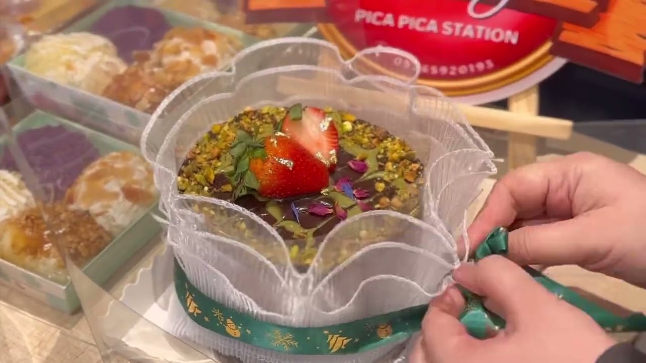 POV: Готовлю большой торт «Фисташковая мечта» для моего постоянного клиента |CafeVlog #3