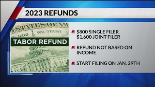 TABOR refund will be tax-free