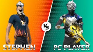 STEPHEN 2.0 VS KING 777 TEAM MATE PC 100 PLAYER OP GAMEPLAY 🎮🇮🇳⚡#freefire screenshot 3