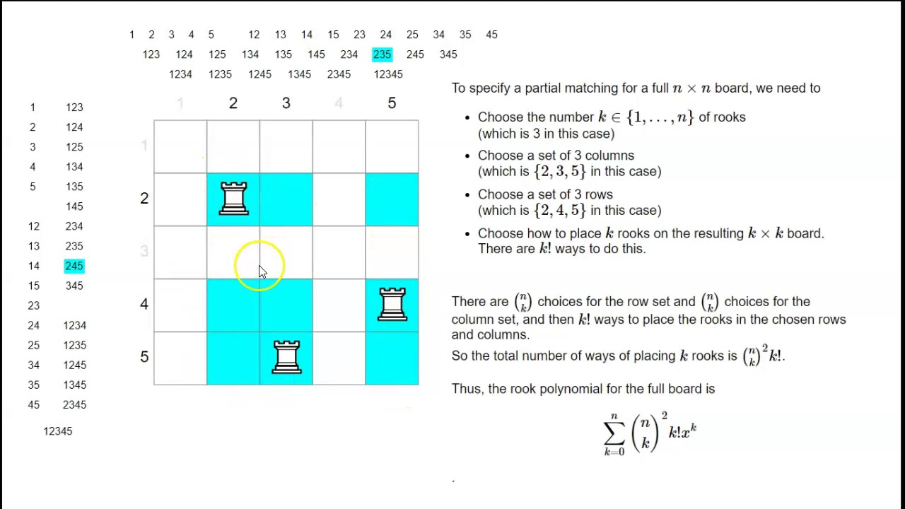 Chess and Mathematics: Rooks, Queens and Rook Polynomials - GameLudere