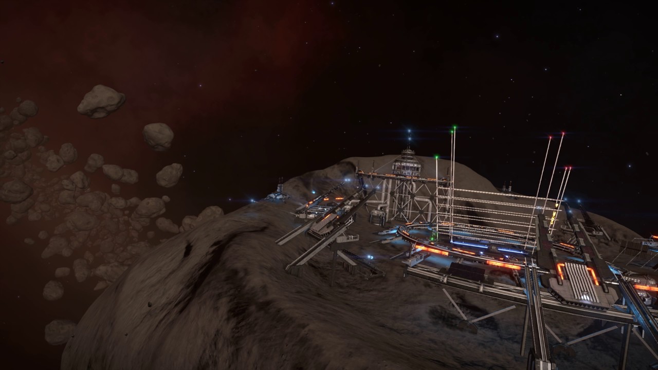 Elite Dangerous 2.3 Commanders: Scenic View of Farsight Expedition Base