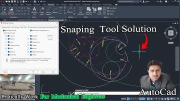 How to Turn ON & Turn Off Grid Snap in AutoCAD Autocad tutorial for mechanical Engineers