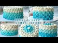 Learn how to pipe 6 ombre designs  piping tutorial  homemade cakes  mintea cakes