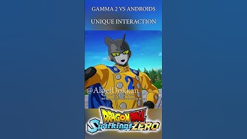 GAMMA 2 MEETS THE OLD ANDROIDS!! #dragonball #dbz #dbs #goku #sparkingzero #shorts