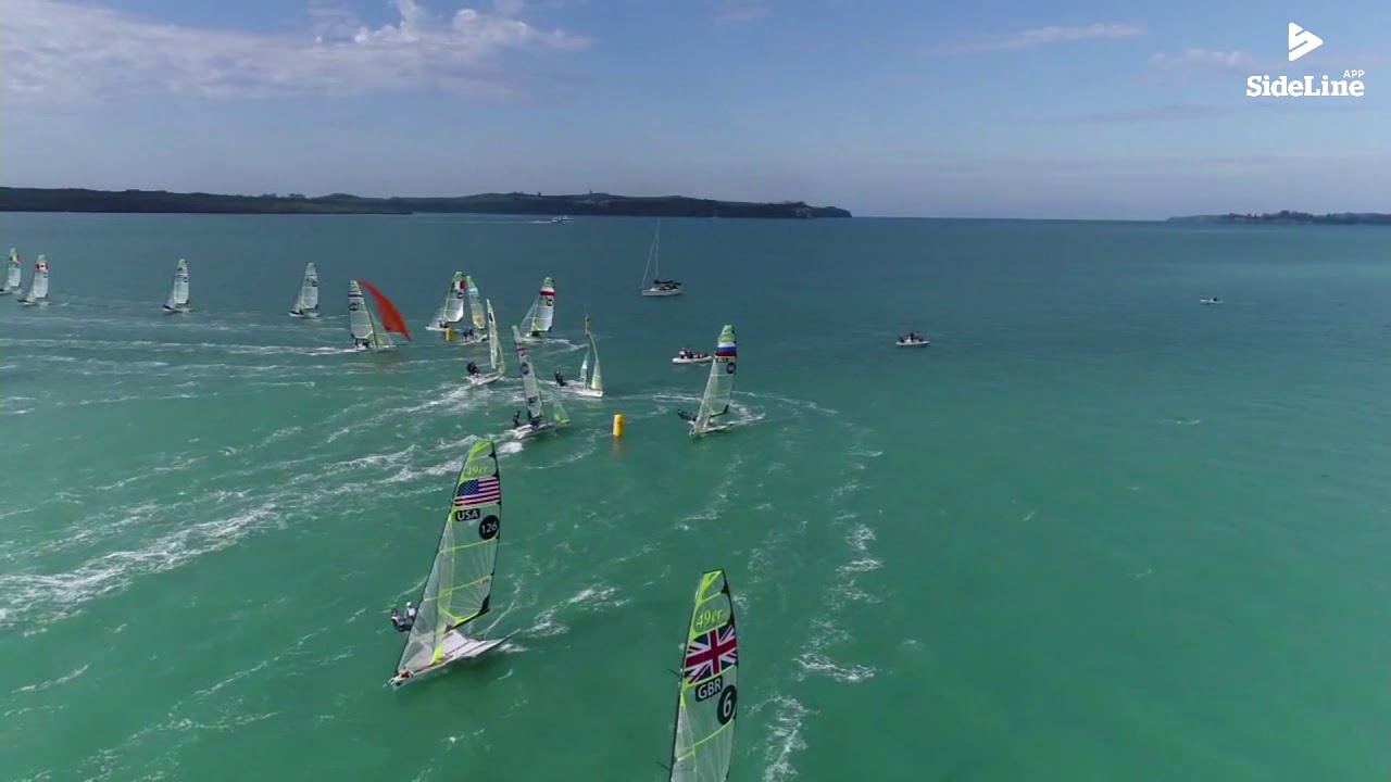 2019 Hyundai NZ 49er World Championships - Red Fleet, St Heliers, Race #1