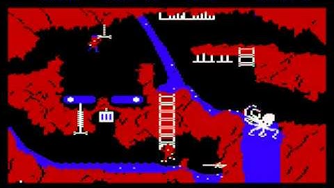 Atari 8-bit The Goonies (Datasoft) level 7 solution