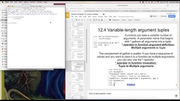 Tuples and asterisk operator