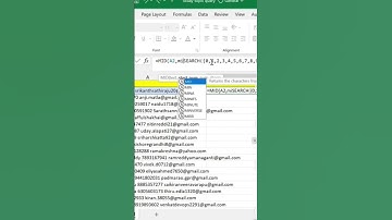 How to Extract email id from text in excel with complex formula | Excel Tips & Tricks