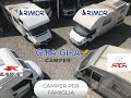 Camper usato prima esperienza low cost per famiglia 7 posti 4 modelli garantiti  laika arca rimor