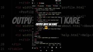 HTML CLASS 7.🧑💻.... #shorts #coding #html #css #javascript