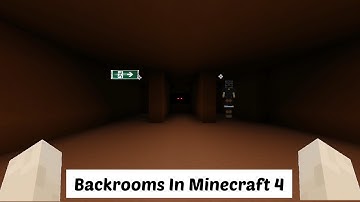 Backrooms In Minecraft 4. (no mods or addons) Command Block Creation