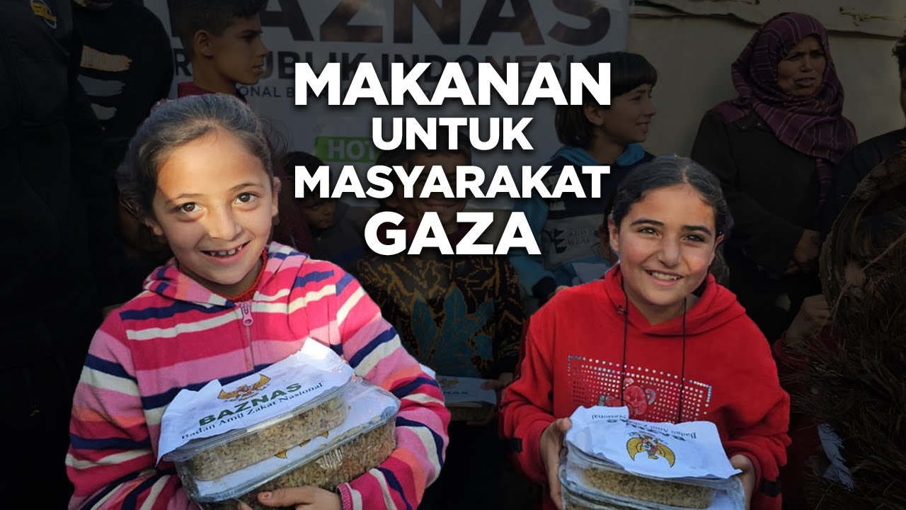 penyaluran makanan Gaza
