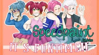 Los Funtime (speedpaint) FNAFHS