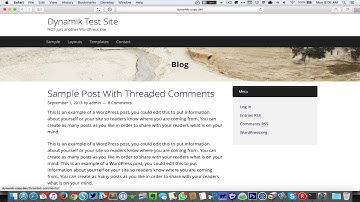 Full width background image below header in Dynamik