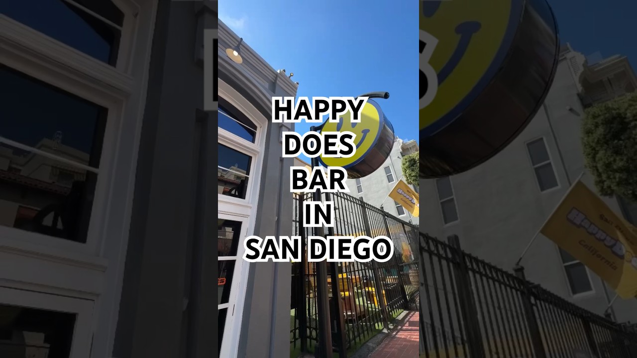 At Happy Does Bar in Gaslamp Quarter, they're all about good times and great vibes.  🍻😎