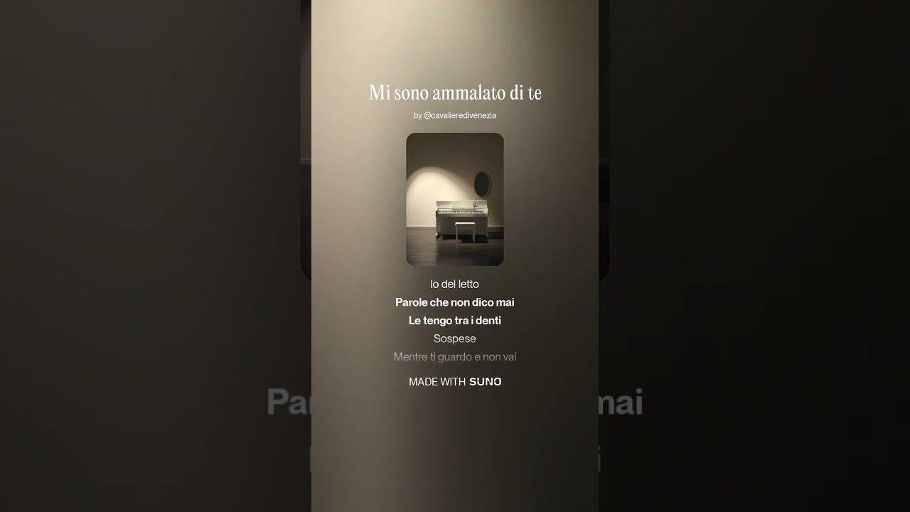 Mi sono ammalato di te