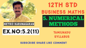 12th Std BM Ex.5.2(11) Using interpolation estimate the business done in 1985 from the following d