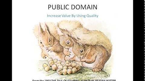 Creating Information Products Part 1 - Public Domain