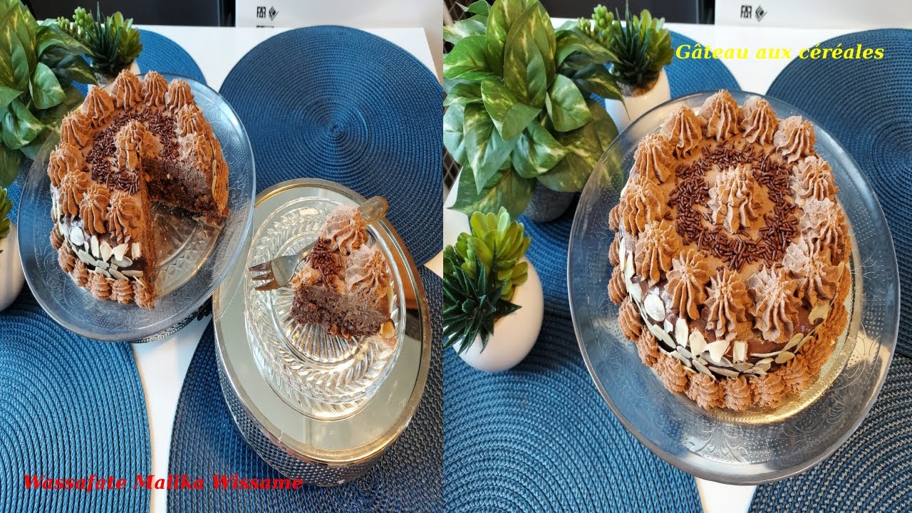 Gateau Aux Cereales Et A La Creme Montee كيكة بخليط جدا رائع و صحي ومذاق لا يقاوم Youtube Gateau Aux Cereales Et A La Creme Montee كيكة بخليط جدا رائع و صحي ومذاق لا يقاوم Youtube