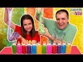 3 colors of glue slime challenge slime con tres colores brillantes