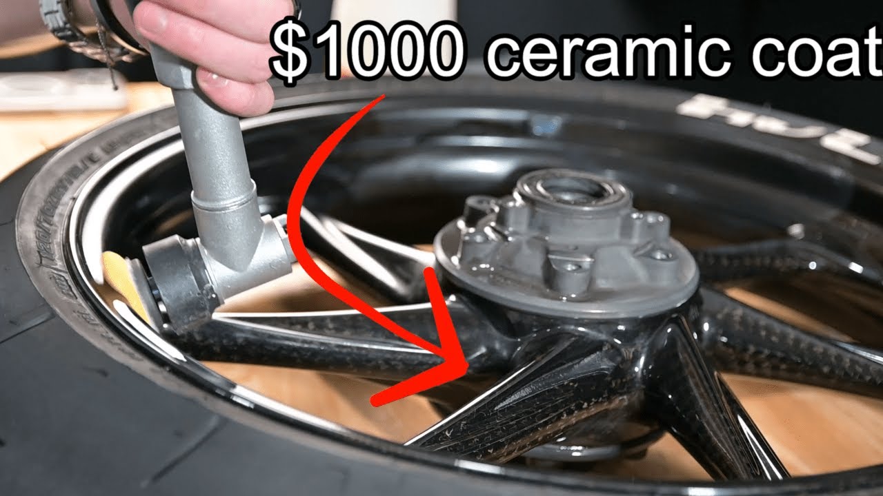 CARBON MOTORCYCLE WHEELS GETS CERAMIC COAT | 2020 BMW S1000RR | PPF OR CERAMIC COAT?