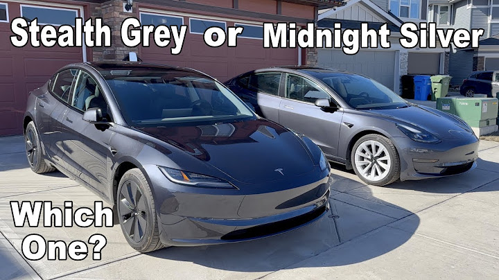 Tesla Stealth Grey or Tesla Midnight Silver! Which One Would You Buy?