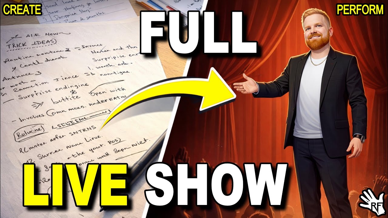 LEARN to Build a 1-Hour SHOW...Then Watch Me PERFORM It! | Member Request