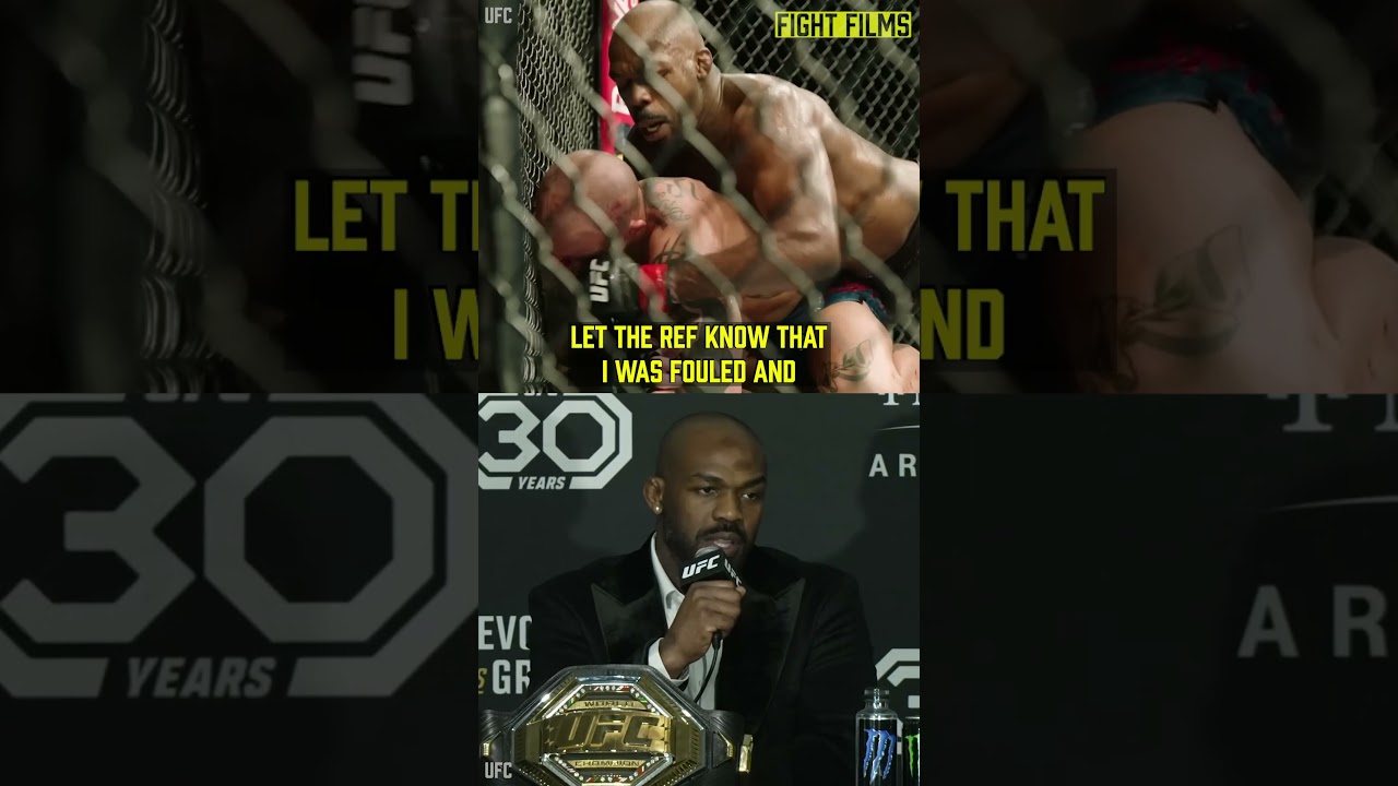 Jones Calls Out Gane's Illegal Moves #shorts #mma #ufc #jonjones #cirylgane #tomaspinall