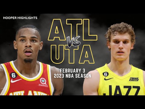 Atlanta Hawks vs Utah Jazz Full Game Highlights | Feb 3 | 2023 NBA Season