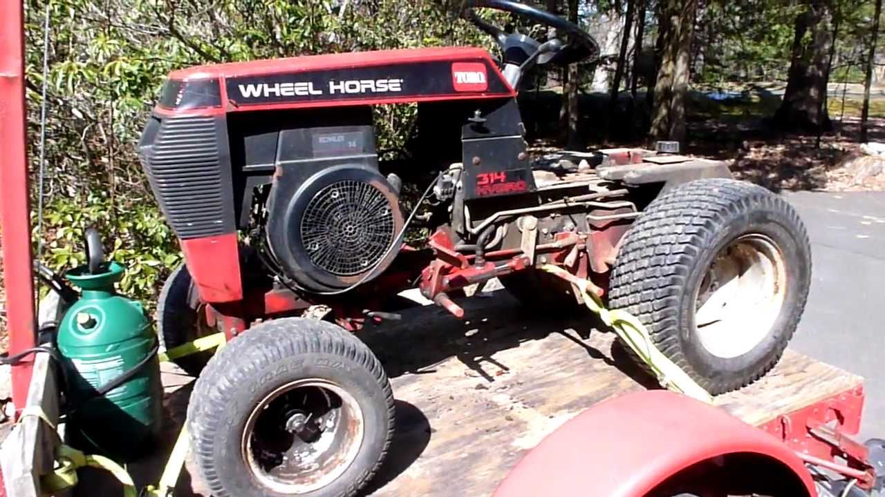 Wheel Horse 314 Hydro Part 2 - YouTube