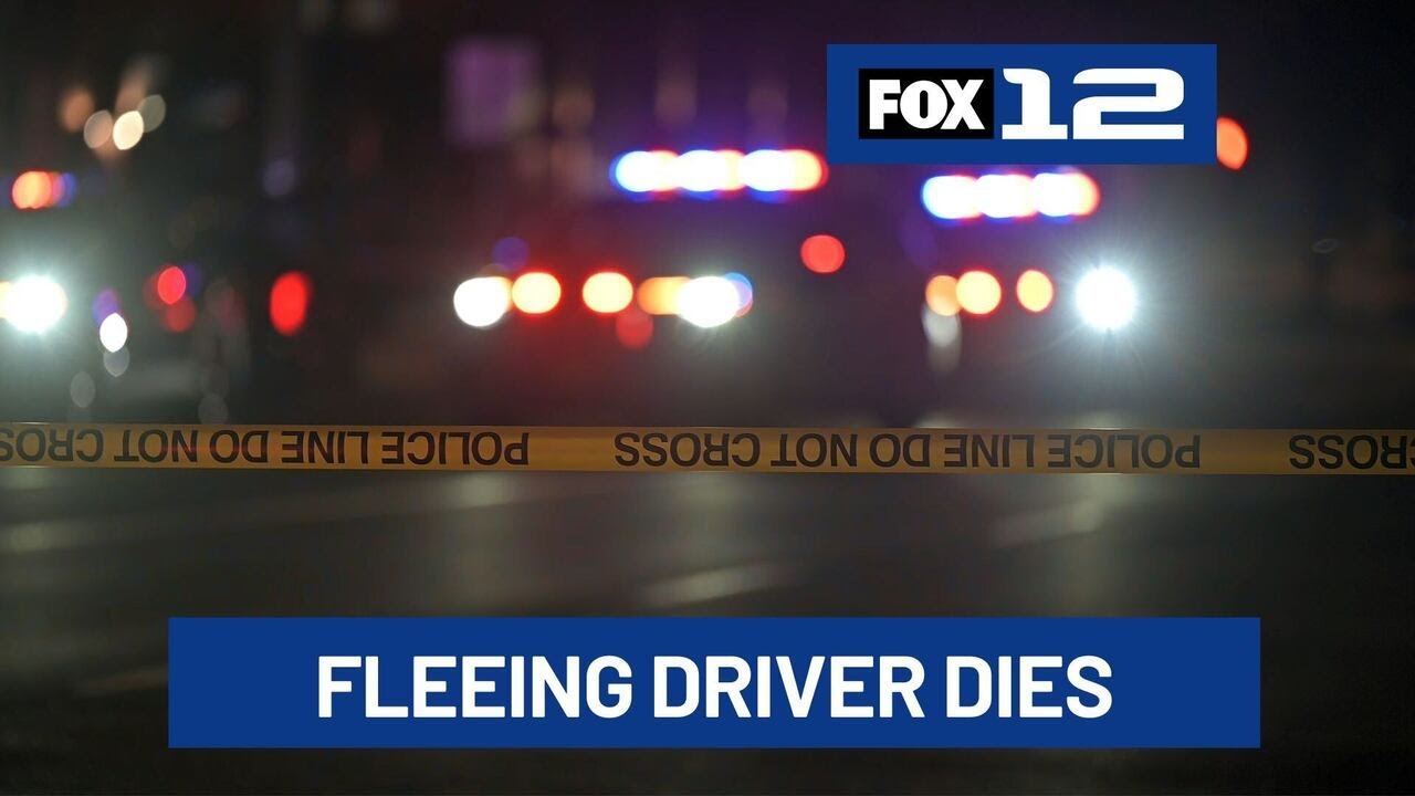 Driver dies in NE Portland crash after fleeing from officers - YouTube