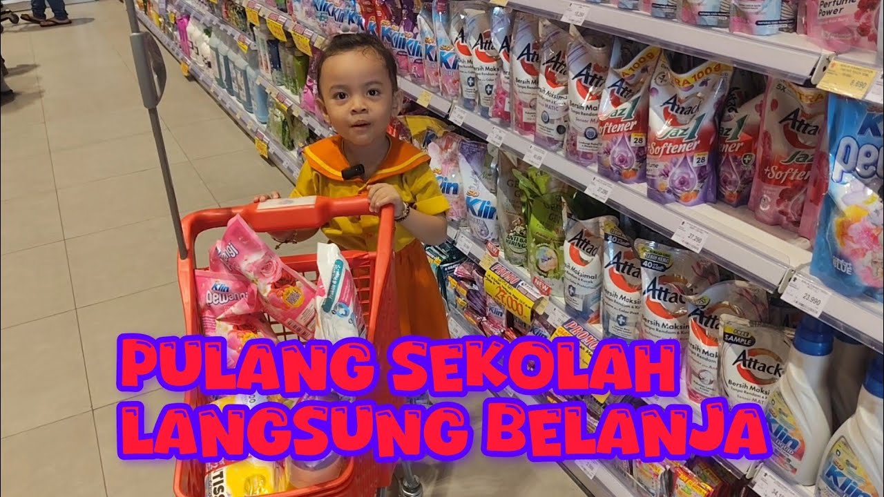 anak sekecil ini belanja bulanan || Shafa Mikhayla