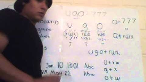 Uso del comando chmod