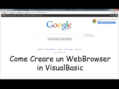 Tutorial Visual Basic #1 Creare un Browser