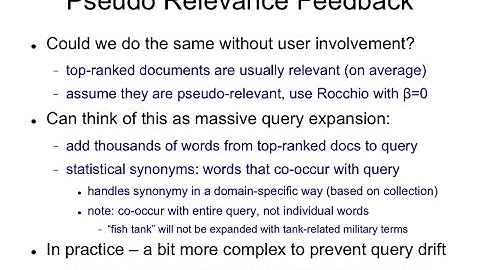 IR4.23 Pseudo-relevance feedback