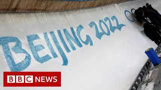 Global sponsors quiet ahead of Beijing Winter Olympics - BBC News