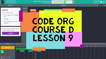 Code.org Course D Lesson 9 Music Lab Intro Tutorial - Express Course Lesson 10 - Course E Lesson 12