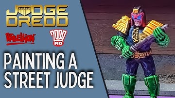 How-to paint 2000 AD Mega City One Street Judge with Army Painter Speed Paints.