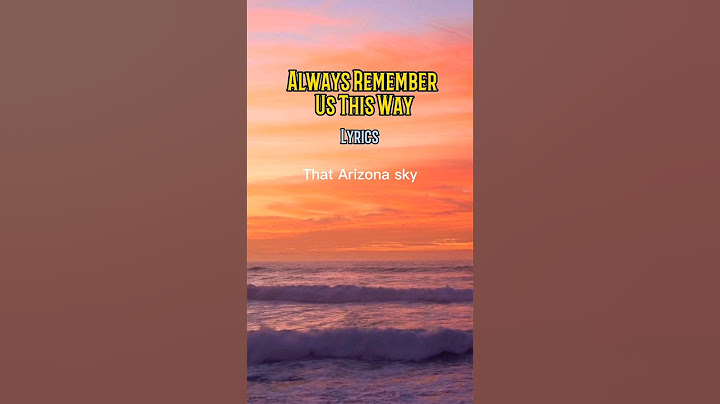 Always Remember Us This Way - Lady Gaga #shorts