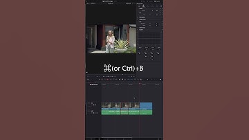 Davinci Resolve Quick Tip | CLIP Cut Shortcut #shorts