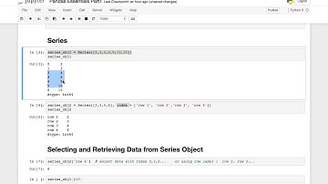 Data Science Tutorials- Module 3- Part 1 - Python Pandas Essentials for Data Science - 1