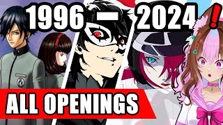 All Persona Openings Reaction 1996 - 2024 | Never Played but The Music is Great