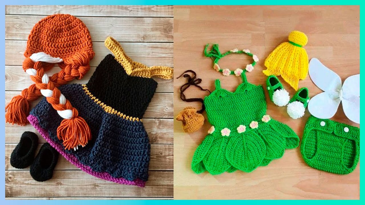 Disfraz para bebés tejidos | Crochet hats, Crochet, Crochet girl - YouTube