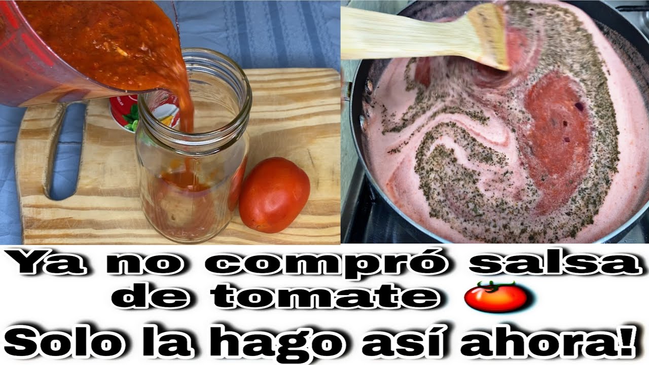 Como hacer salsa de tomate